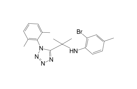 Tetrazole, 5-[1-(2-bromo-4-methylphenylamino)-1-methylethyl]-1-(2,6-dimethylphenyl)-