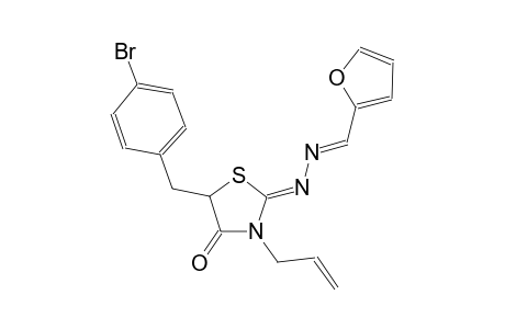 2-furancarboxaldehyde, [(2Z)-5-[(4-bromophenyl)methyl]-4-oxo-3-(2-propenyl)thiazolidinylidene]hydrazone