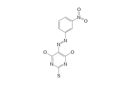 5-(META-NITROPHENYL)-AZO-2-THIOXO-PYRIMIDINE-(1H,3H,5H)-4,6-DIONE;LACTIM-AZO