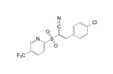 p-chloro-alpha-{[5-(trifluoromethyl)-2-pyridyl]sulfonyl}cinnamonitrile