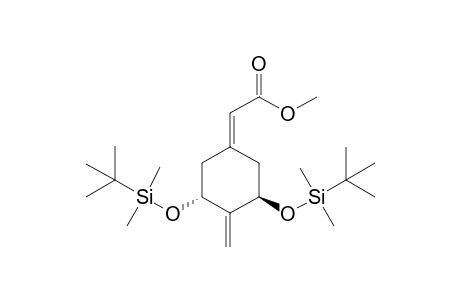 (3'R,5'R)-3',5'-Bis[(tert-butyldimethylsilyl)oxy]-4'-methylenecyclohexylene]acetic acid Methyl ester