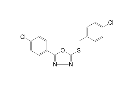 4-chlorobenzyl 5-(4-chlorophenyl)-1,3,4-oxadiazol-2-yl sulfide