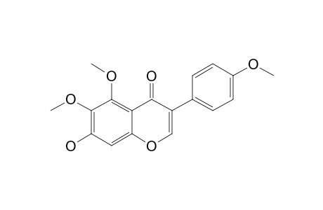 7-HYDROXY-4',5,6-TRIMETHOXYISOFLAVONE