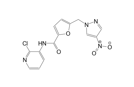 N-(2-chloro-3-pyridinyl)-5-[(4-nitro-1H-pyrazol-1-yl)methyl]-2-furamide