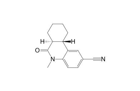 (6a,10a-trans)-2-Cyano-5-methyl-6-oxo-5,6,6a,7,8,9,10,10a-octahydrophenanthridine