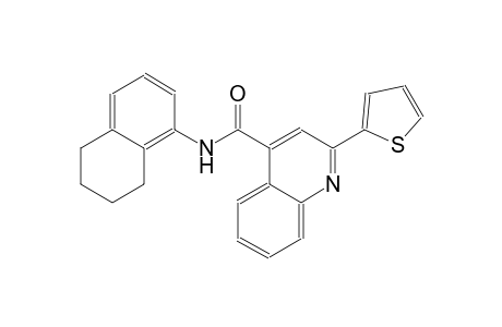 4-quinolinecarboxamide, N-(5,6,7,8-tetrahydro-1-naphthalenyl)-2-(2-thienyl)-