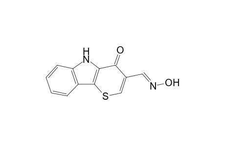 4,5-Dihydro-4-oxothiopyrano[3,2-b]indole-3-carbaldoxime -