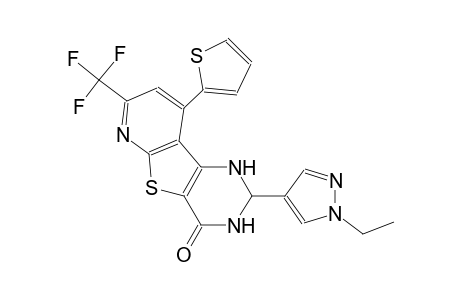 2-(1-ethyl-1H-pyrazol-4-yl)-9-(2-thienyl)-7-(trifluoromethyl)-2,3-dihydropyrido[3',2':4,5]thieno[3,2-d]pyrimidin-4(1H)-one