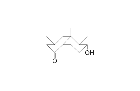 4,6,7-Trimethyl-bicyclo(4.4.0)decan-8-ol-2-one
