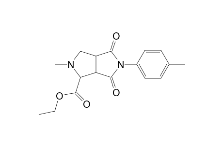 anti-endo-4-ethoxycarbonyl-1,3,3a,4,6,6a-hexahydro-2-(4-methylphenyl)-5-methyl2H,5H-pyrrolo[3,4-c]pyrrol-1,3-dione