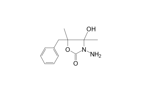 2(3H)-Oxazolone, 3-aminodihydro-4-hydroxy-4,5-dimethyl-5-(phenylmethyl)-