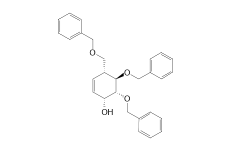 (1R,4R,5R,6R)-5,6-bis(phenylmethoxy)-4-(phenylmethoxymethyl)-1-cyclohex-2-enol