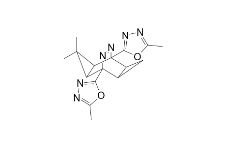 3,3-Dimethyl-1,5-bis(2'-methyl-1',3',4'-oxadiazol-5'-yl)9,10-diazatetracyclo[3.3.2.0(2,4).0(6,8)]dec-9-ene