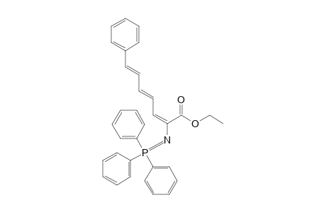 Ethyl (E,E,E)-7-phenyl-2-(triphenylphosphoranylidene)amino-2,4,6-heptatrienoate