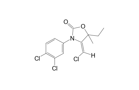 cis-4-(chloromethylene)-3-(3,4-dichlorophenyl)-5-ethyl-5-methyl-2- oxazolidinone