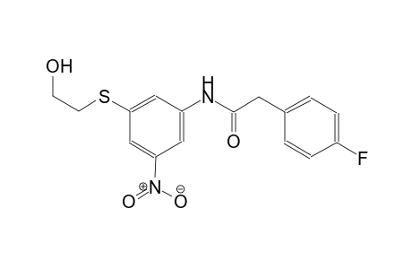 2-(4-Fluoro-phenyl)-N-[3-(2-hydroxy-ethylsulfanyl)-5-nitro-phenyl]-acetamide