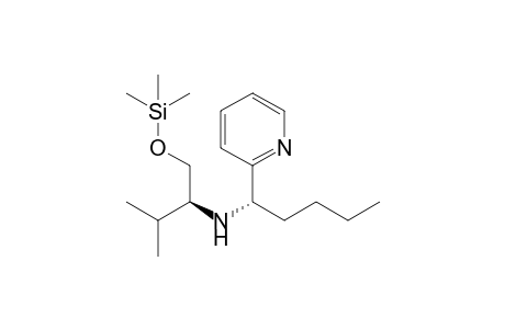 (1S)-N-[(1S)-2-methyl-1-(trimethylsilyloxymethyl)propyl]-1-(2-pyridyl)pentan-1-amine
