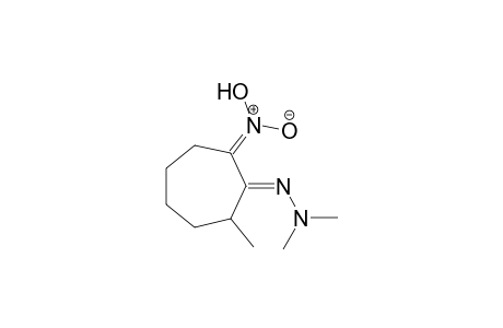 Cycloheptanone, 2-methyl-7-aci-nitro-, dimethylhydrazone, (E)-
