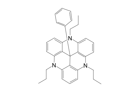 12c-Phenyl-4,8,12-tri-n-propyl-4,8,12-triazatriangulene