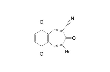 6-Bromanyl-1,4,7-tris(oxidanylidene)benzo[7]annulene-8-carbonitrile