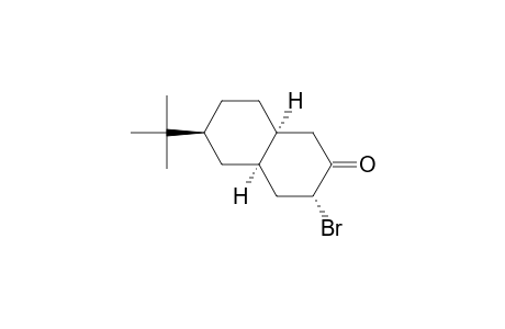 2(1H)-Naphthalenone, 3-bromo-6-(1,1-dimethylethyl)octahydro-, (3.alpha.,4a.alpha.,6.beta.,8a.alpha.)-