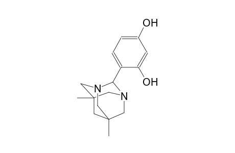 4-(5,7-dimethyl-1,3-diazatricyclo[3.3.1.1~3,7~]dec-2-yl)-1,3-benzenediol