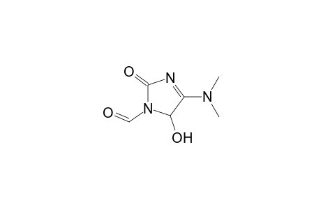 4-(Dimethylamino)-1-formyl-5-hydroxy-1H-imidazo-2(5H)-one