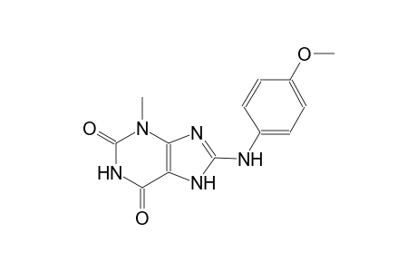 1H-purine-2,6-dione, 3,7-dihydro-8-[(4-methoxyphenyl)amino]-3-methyl-