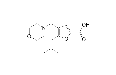 2-Furancarboxylic acid, 5-(2-methylpropyl)-4-(4-morpholinylmethyl)-