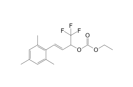 Ethyl (E)-3-(mesityl)-1-(trifluoromethyl)allyl carbonate