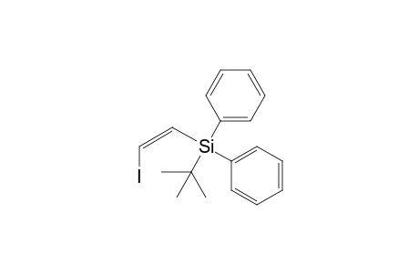 tert-Butyl-[(Z)-2-iodanylethenyl]-diphenyl-silane