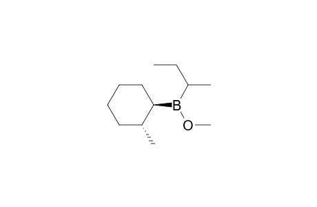 Borinic acid, (2-methylcyclohexyl)(1-methylpropyl)-, methyl ester, trans-