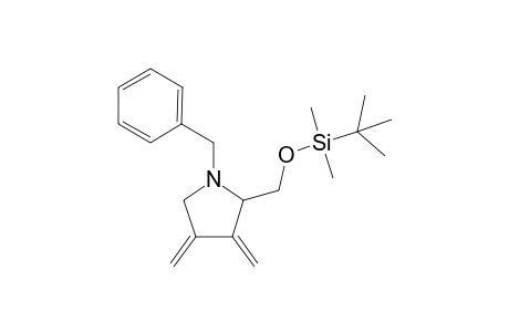 (1-benzyl-3,4-dimethylene-pyrrolidin-2-yl)methoxy-tert-butyl-dimethyl-silane
