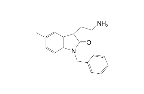 3-(2-Aminoethyl)-1-benzyl-5-methyl-1,3-dihydroindol-2-one