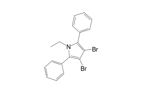 3,4-Dibromo-1-ethyl-2,5-diphenylpyrrole
