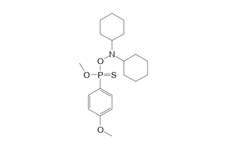 O-METHYL-HYDROGEN-(4-METHOXYPHENYL)-PHOSPHONOTHIOATE-DICYCLOHEXYLAMONIUM-SALT