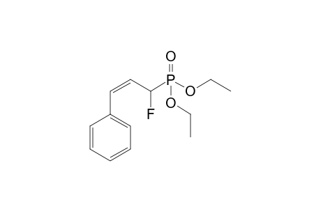 (Z)-Diethyl 1-fluoro-3-phenylprop-2-enylphosphonate