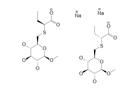 METHYL-6-THIO-6-[2'-(SODIUM-BUTANOATE)]-BETA-D-GLUCOPYRANOSIDE
