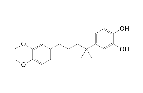 (+-)-1-(3,4-Dihydroxyphenyl)-4-(3,4-dimethoxyphenyl)-(2R,3S)-dimethylbutane