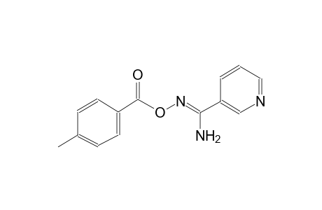 3-pyridinecarboximidamide, N'-[(4-methylbenzoyl)oxy]-