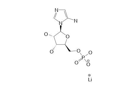 5-AMINO-1-(BETA-D-RIBOFURANOSYL)-IMIDAZOLE-5'-PHOSPHATE-MONOLITHIUM-SALT
