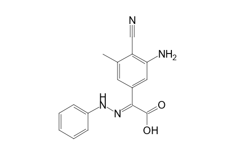 (2E)-2-(3-amino-4-cyano-5-methyl-phenyl)-2-(phenylhydrazono)acetic acid