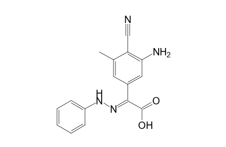 (2E)-2-(3-amino-4-cyano-5-methyl-phenyl)-2-(phenylhydrazono)acetic acid