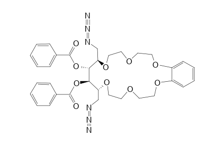 1,6-DIAZIDO-2,5-O-[BENZENE-1,2-DIYL-BIS-(OXYETHYLENEOXYETHYL)]-3,4-DI-O-BENZOYL-1,6-DIDEOXY-D-MANNITOL
