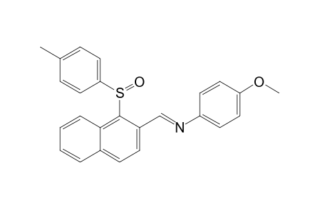 N-(p-Methoxyphenyl)-[1-(p-tolylsulfinyl)-2-naphthyl]methanimine