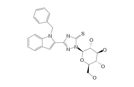 5-(1-BENZYL-1H-INDOL-2-YL)-2-(BETA-D-GLUCOPYRANOSYL)-2H-1,2,4-TRIAZOLINE-3-THIONE-MONOHYDRATE