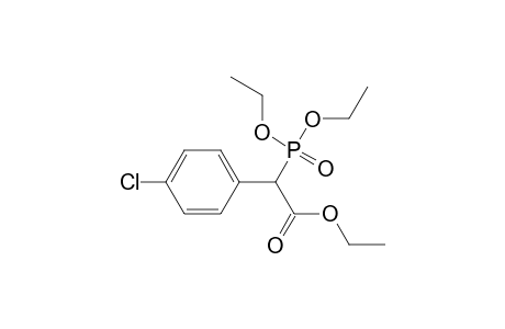 Ethyl (4-chlorophenyl)diethoxyphosphinylacetate