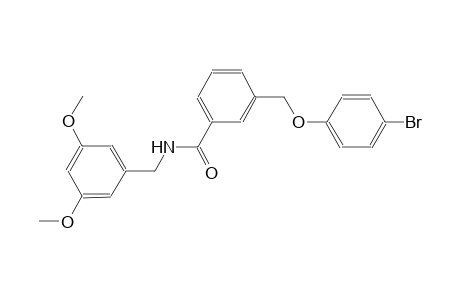 3-[(4-bromophenoxy)methyl]-N-(3,5-dimethoxybenzyl)benzamide