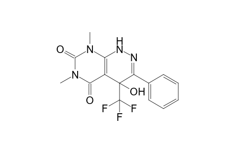 4-Trifluoromethyl-4-hydroxy-6,8-dimethyl-3-phenyl-1,4,5,6,7,8-hexahydropyrimido[4,5-c]pyridazine-5,7-dione