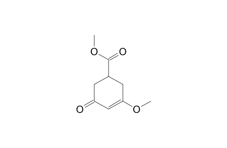 3-Methoxy-5-oxo-3-cyclohexene-1-carboxylic acid,  methyl ester